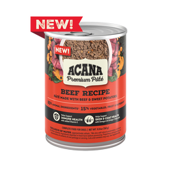 Acana Adult Grain Free Pate Beef Wet Dog Food (12.8oz)