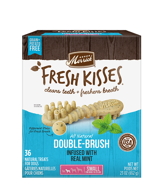 Merrick Fresh Kisses Mint Dental Treats For Small Dogs (23oz) (36Ct)