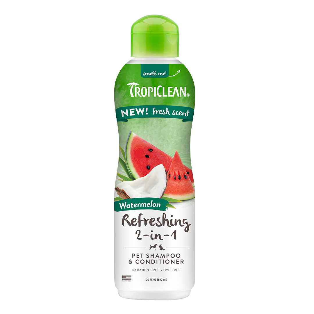 Tropiclean Watermelon Refreshing Dog Shampoo (20oz)