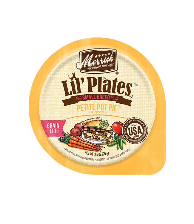 Merrick Lil' Plates Grain Free Petite Pot Pie Wet Dog Food (3.5oz)