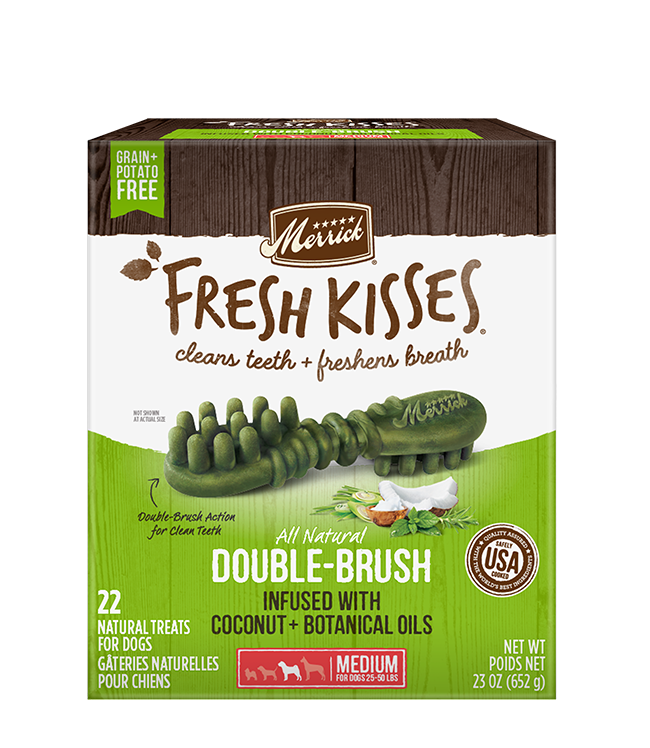 Merrick Fresh Kisses Coconut Dental Treats For Medium Dogs (23oz) (22Ct)