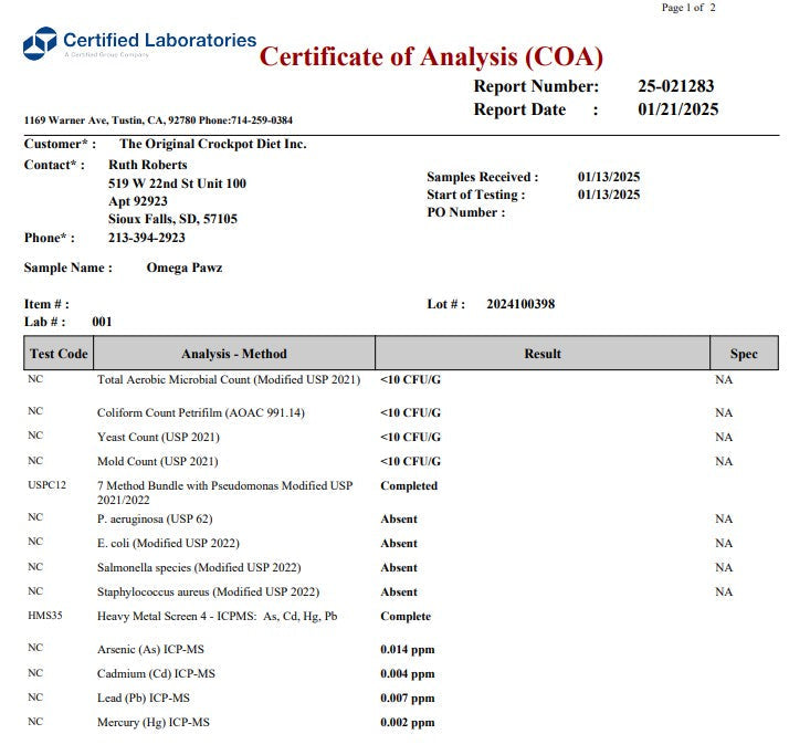 Omega Pawz Liquid Omega 3 Oil For Dogs And Cats
