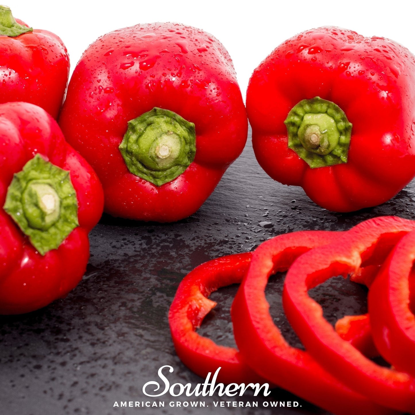 Big Red Sweet Bell Pepper Seeds | Heirloom, Open Pollinated, Non-GMO | 30 Seeds, Large Blocky 4-Lobed Peppers, Sweet Flavor, USDA Zone 3-9