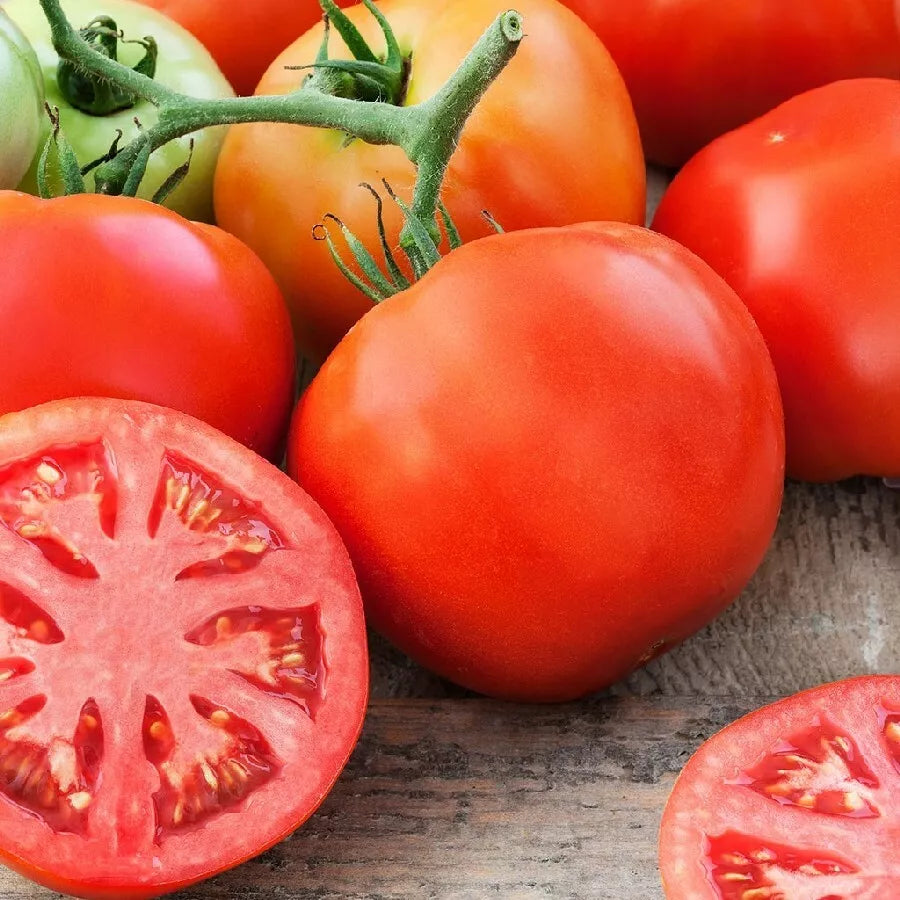 Giant Tomato Seeds - 100+ Count, Indeterminate, Non-GMO Vegetable Seeds for Home Garden, Solanum lycopersicum