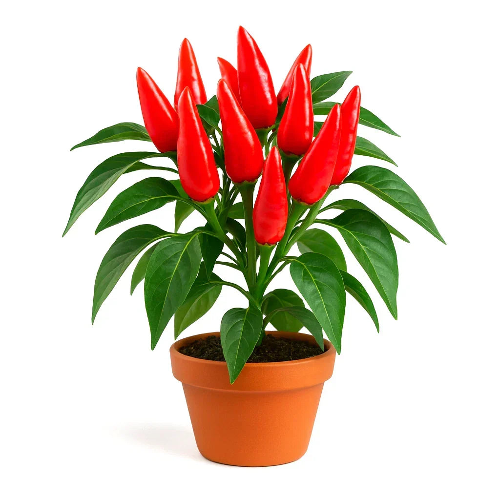Giant Cayenne Pepper Seeds - 20+ Heirloom Non-GMO Seeds - 6" Pods - 20-50K SHU - USA Grown