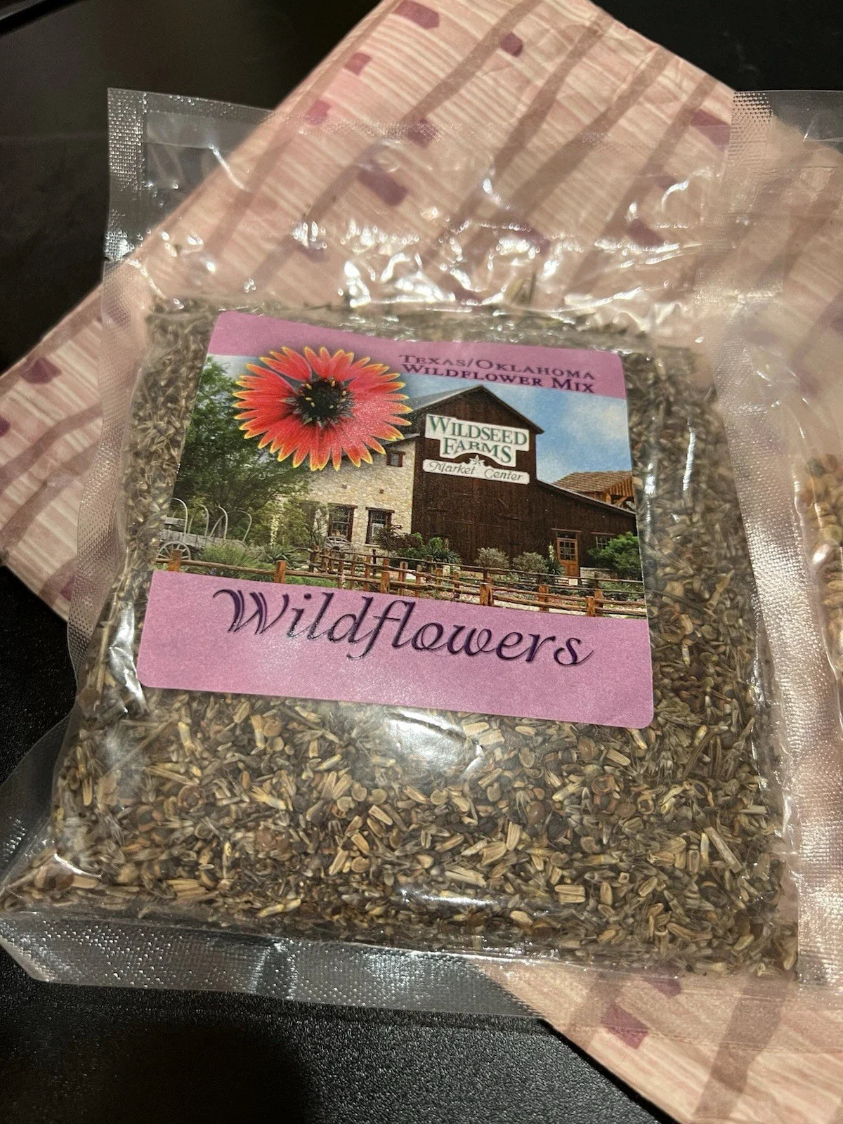Wildflower Seed Mix 1/4 Pound with Texas Bluebonnet Seeds (Lupinus texensis) for Pollinator Gardens, Native Wildflower Blend