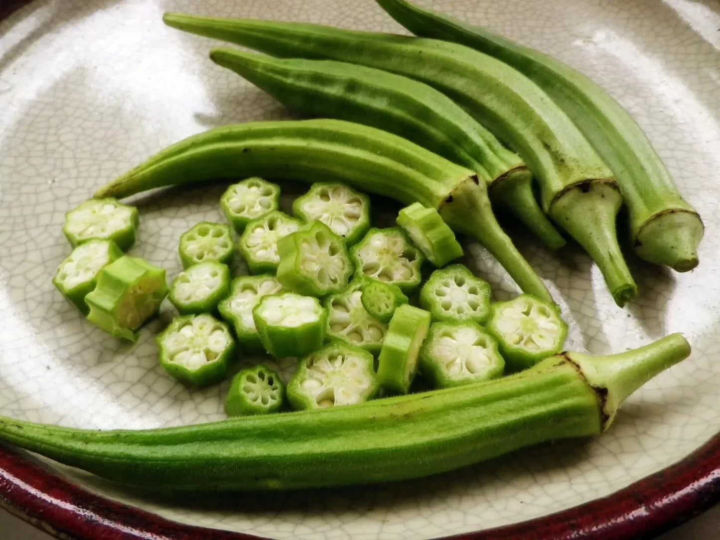 Louisiana Longhorn Cowhorn Okra Seeds - Heirloom Non-GMO Abelmoschus esculentus, 50+ Seeds for Warm Climate Gardens