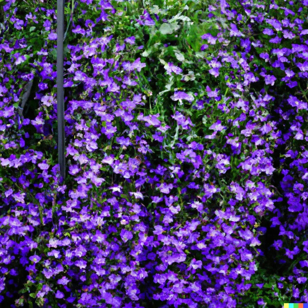 Purple Trailing Lobelia Flower Seeds - 600 Count, Ground Cover & Basket Plant, Lobelia erinus, Cascading Purple Blooms