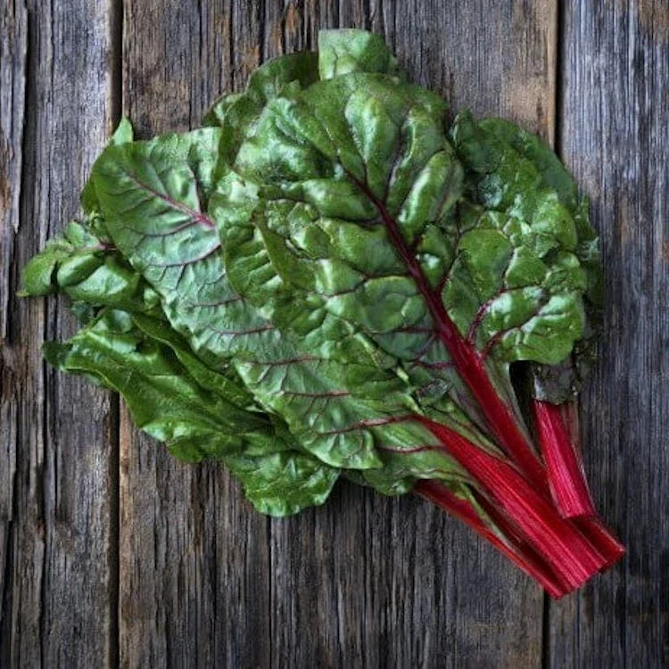 Ruby Red Swiss Chard Seeds - 250 Non-GMO Heirloom Seeds for Home Garden, Beta vulgaris subsp. cicla, Easy to Grow, Fresh USA Seller