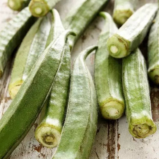 Clemson Spineless Okra Seeds - 150 Non-GMO Heirloom Abelmoschus esculentus for Gardening & Cooking