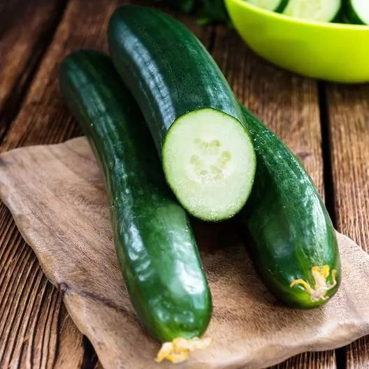 Tendergreen Burpless Cucumber Seeds - Non-GMO Heirloom, Cucumis sativus, 35 Seeds, Vining, Full Sun, Easy to Grow