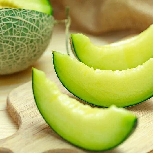 Rocky Ford Melon Seeds - Non-GMO Green Flesh Cucumis melo, Vining Fruit Seeds for Home Garden, Juicy Melons, 100 Seeds