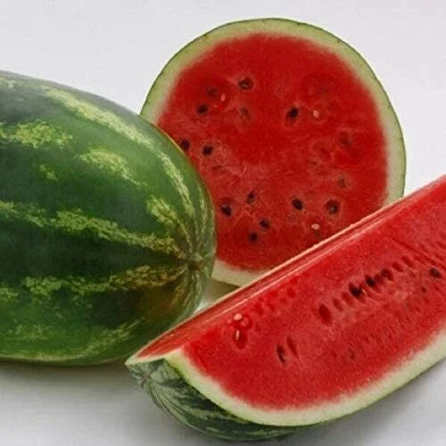 Sweet Watermelon Seeds - Heirloom Non-GMO Cucumis melo for Home Garden, Juicy Red Flesh, Vining, Seed Packet