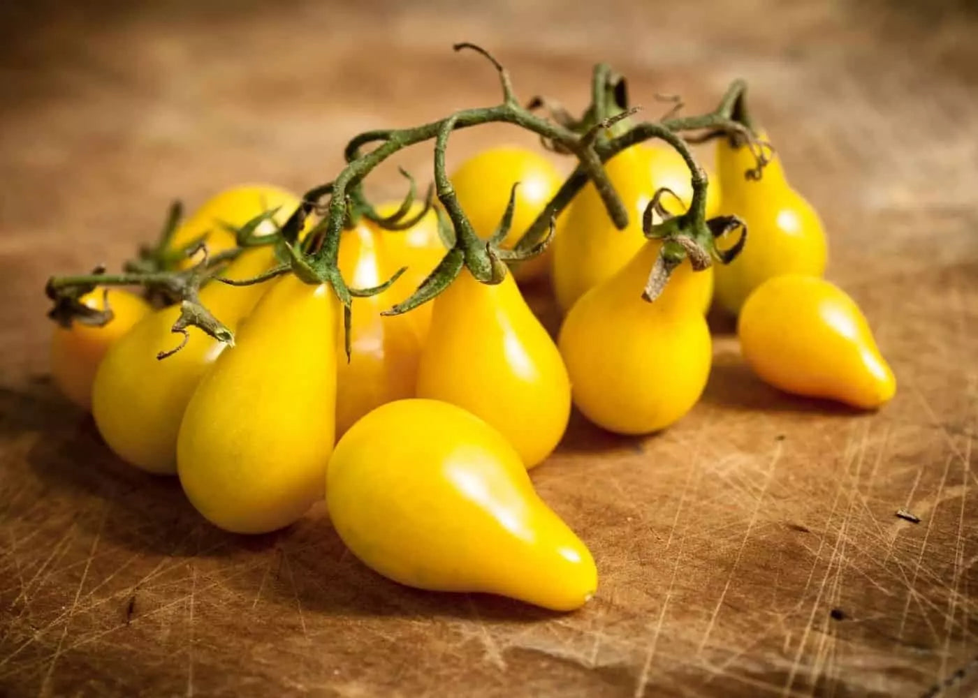 Yellow Pear Tomato Seeds - Organic Heirloom Non-GMO, Solanum lycopersicum, Pear-Shaped, Full Sun, Pack of 10+ Seeds