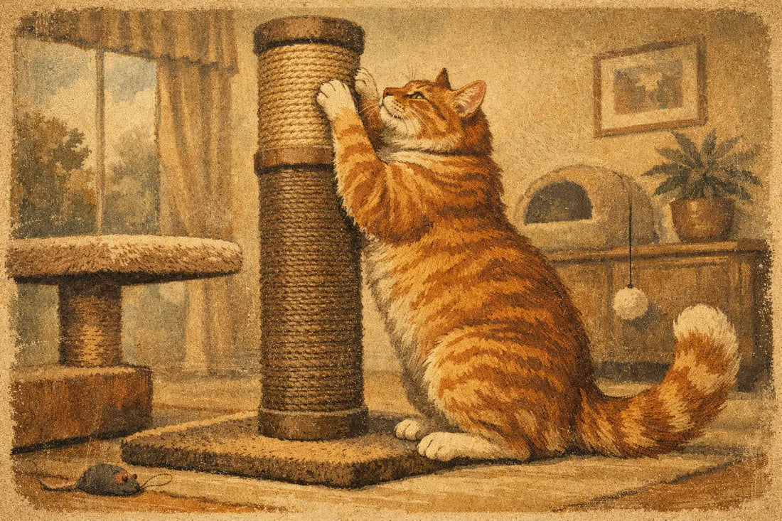 Choosing a Cat Scratching Post for Large Cats