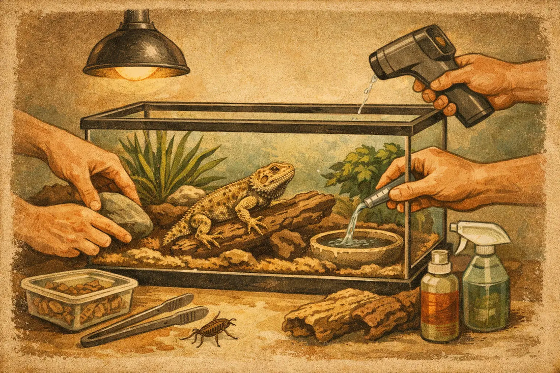 How to Set Up a Reptile Terrarium Safely