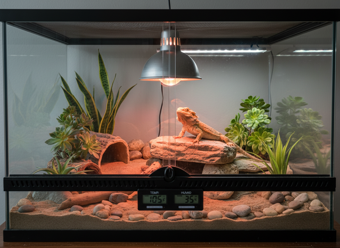 Lizard Setup Heat, UVB, and Humidity: The 3 Numbers That Decide If Your Reptile Thr ...