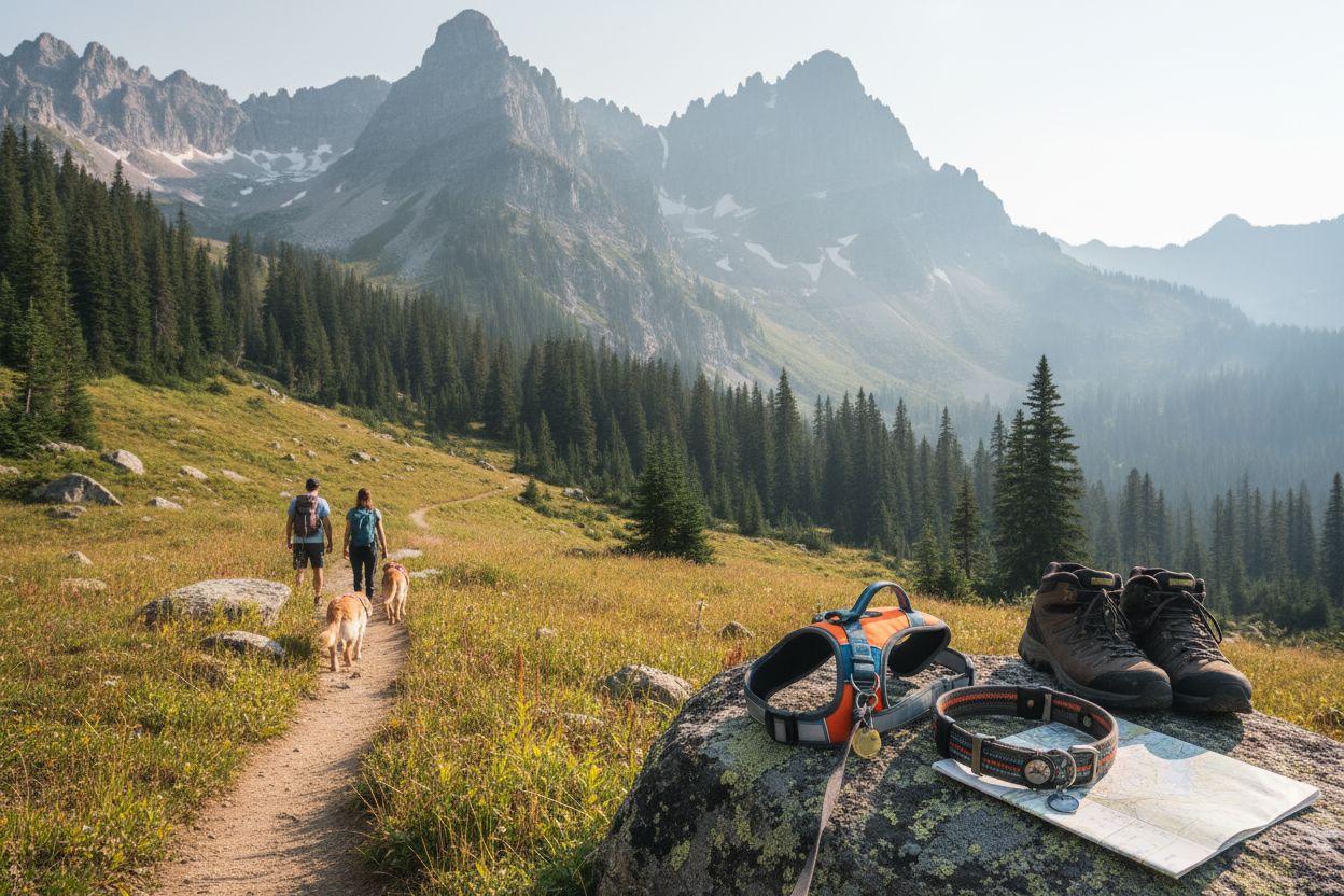 Dog Harness, Collar & Tags: A Safety-First Fit Guide (Plus Outdoor Adventure Tips)
