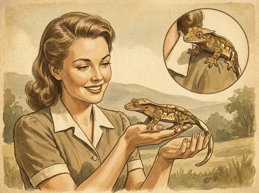 Crested Gecko Handling