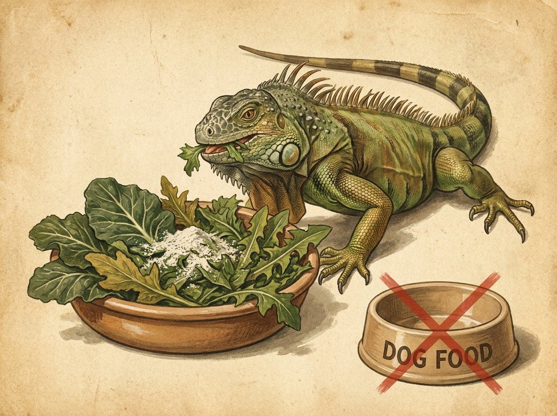 Feeding Green Iguanas