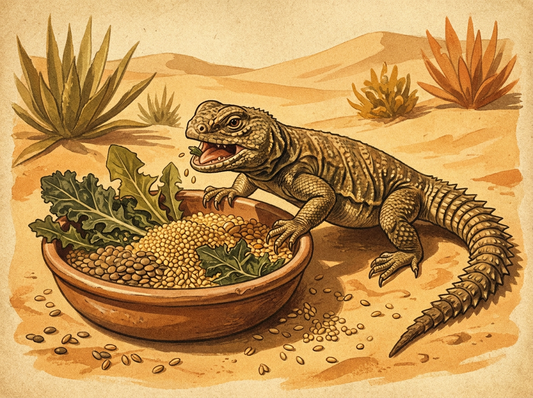 Feeding Uromastyx