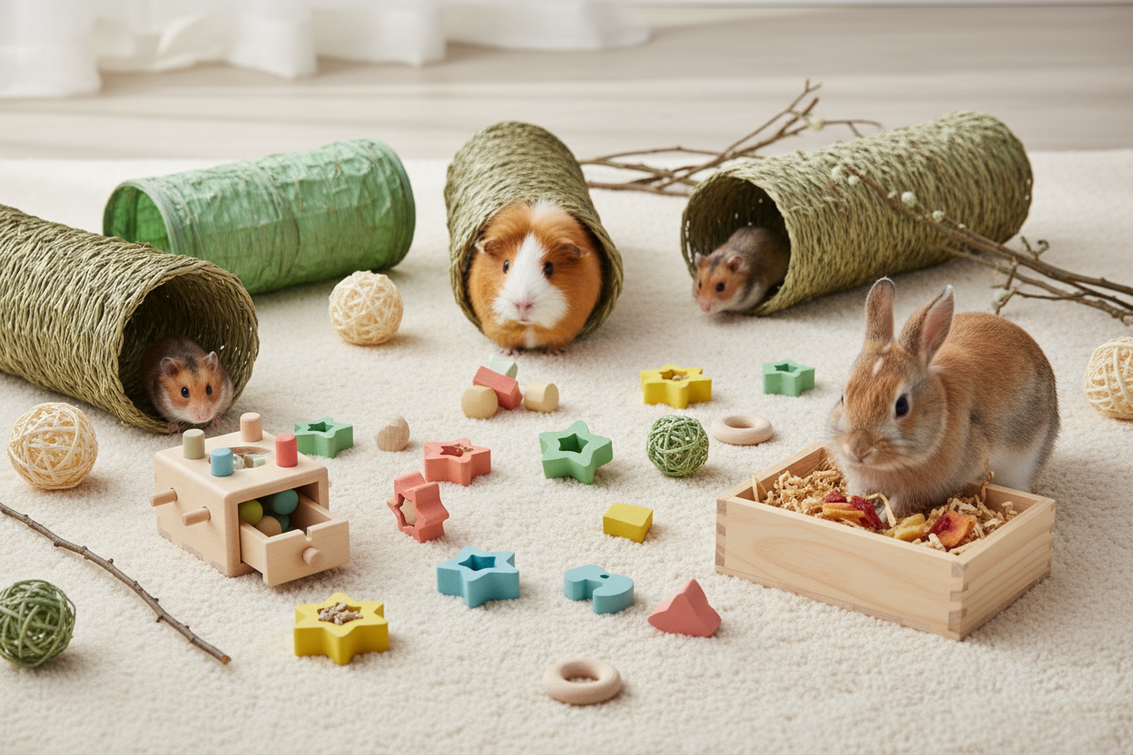 Small Pet Enrichment: Simple Toy Ideas That Prevent Boredom (and Stress Behaviors)