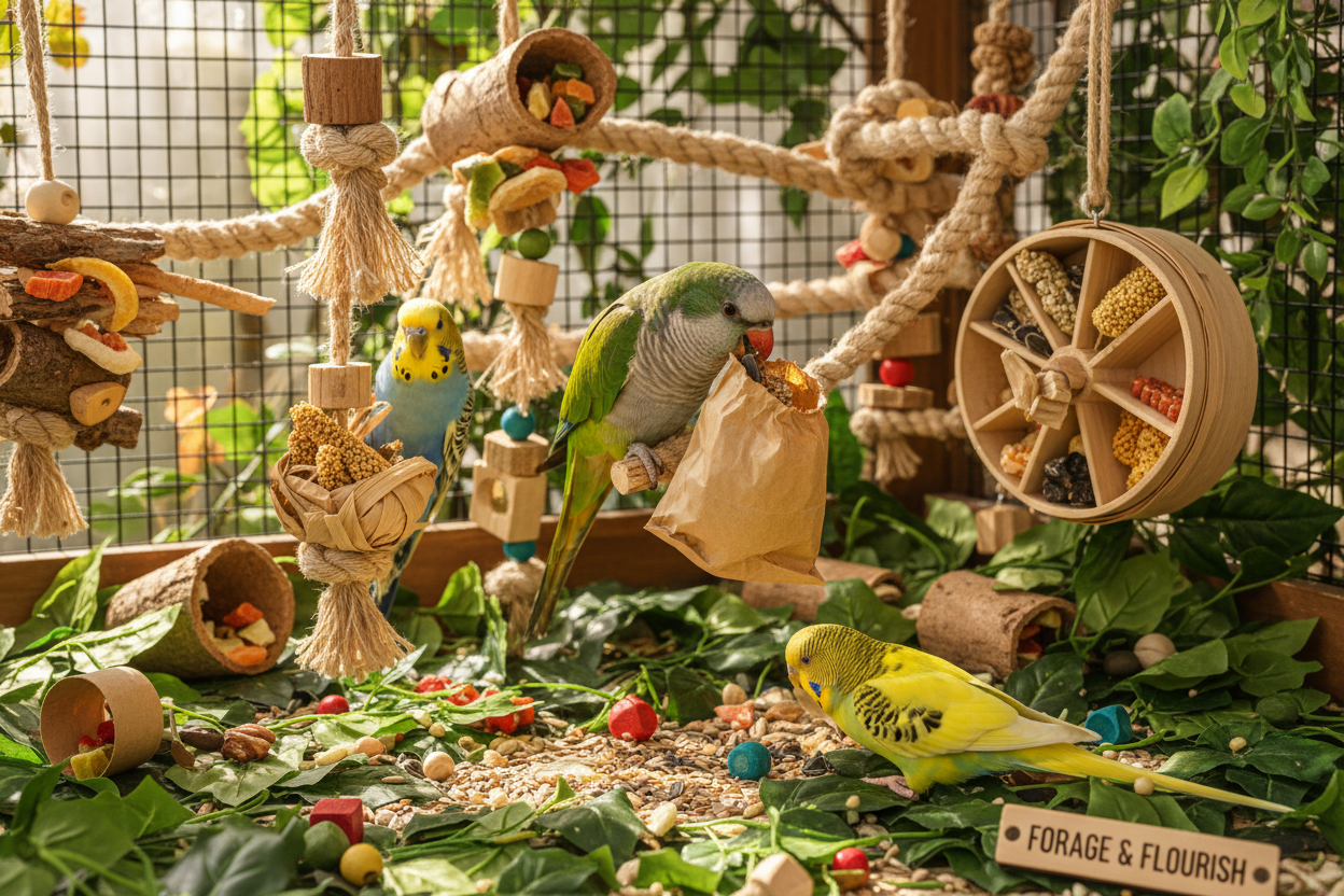 Why Foraging Matters for Pet Birds