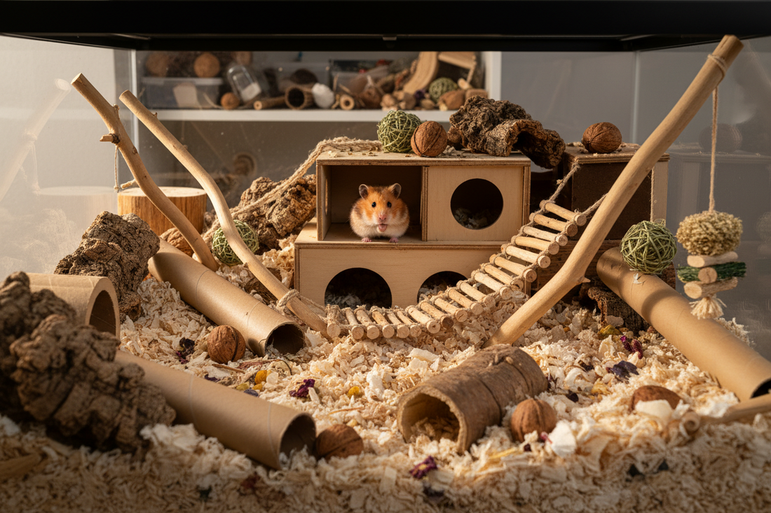 Why Hamsters Need More Clutter in Their Habitat