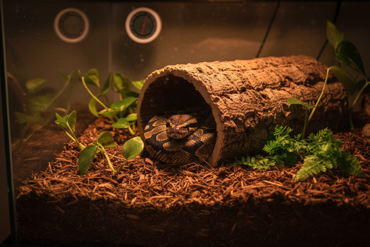 Why Hiding Spots Matter for Pet Snakes