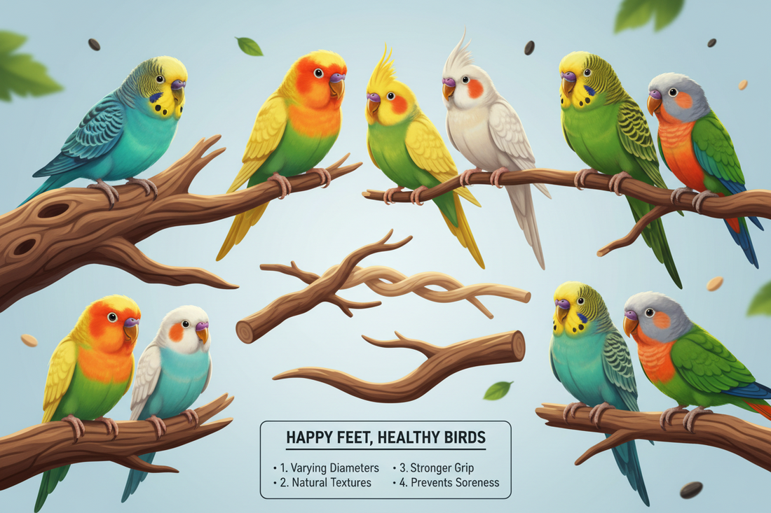 Why Perches Matter More Than Many Bird Owners Realize