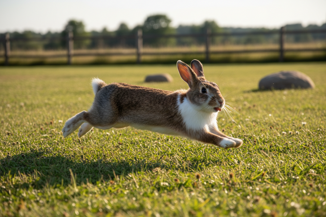 Why Rabbits Need Room to Stretch and Sprint