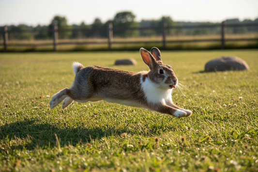 Why Rabbits Need Room to Stretch and Sprint