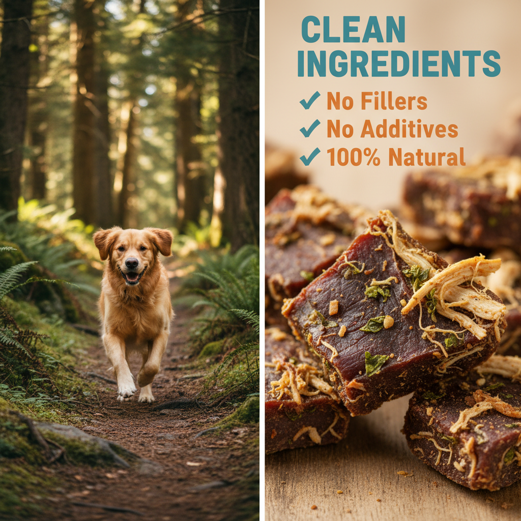 High-protein Trail Treats for dogs with no fillers or additives