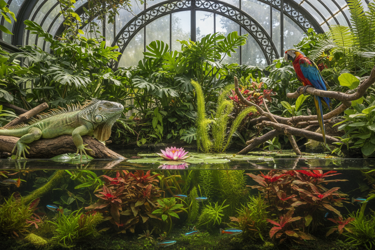 Greenhouses, Aviaries, Conservatories,
