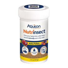 Aqueon Nutrinsect FishFree Fish Food Betta Pellets, 1ea/1.41 oz
