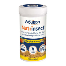 Aqueon Nutrinsect FishFree Fish Food Tropical Flakes, 1ea/1.59 oz