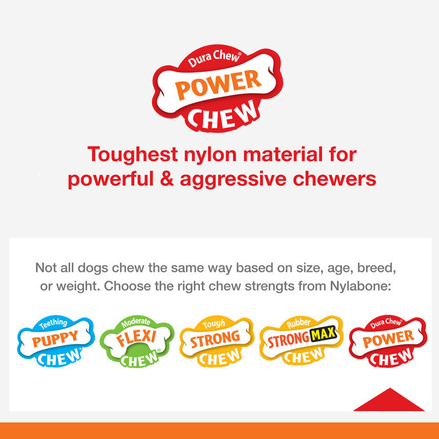 Nylabone Power Chew Dog Toy Original, 1ea/Large/Giant  Up To 50 Lbs. 1 ct
