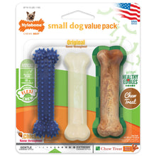 Nylabone Healthy Edibles and Flexi Chew Value Pack Chicken  Bacon, 1ea/XS/Petite  Up To 15 Lbs. 3 ct