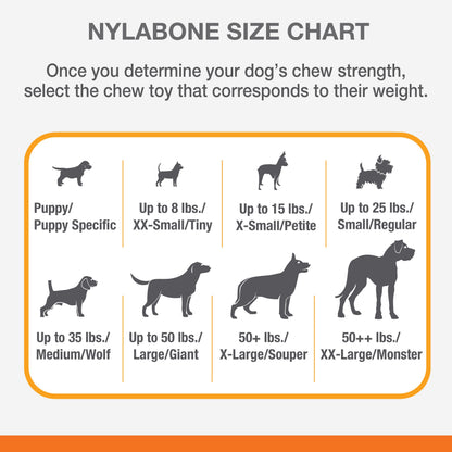 Nylabone Power Chew Double Action Durable Dog Toy Bacon, 1ea/XL/Souper  50 Lbs. 1 ct