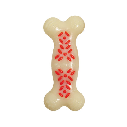 Nylabone Power Chew Action Ridges Chew Toy Bacon 1ea/Medium/Wolf - Up To 35 lb
