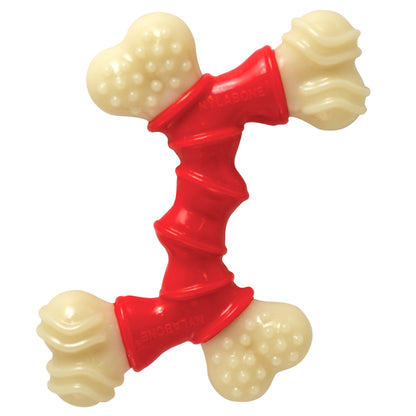 Nylabone Power Chew Double Bone Bacon Dog Chew Toy Bacon, 1ea/Medium/Wolf  Up To 35 Lbs. 1 ct