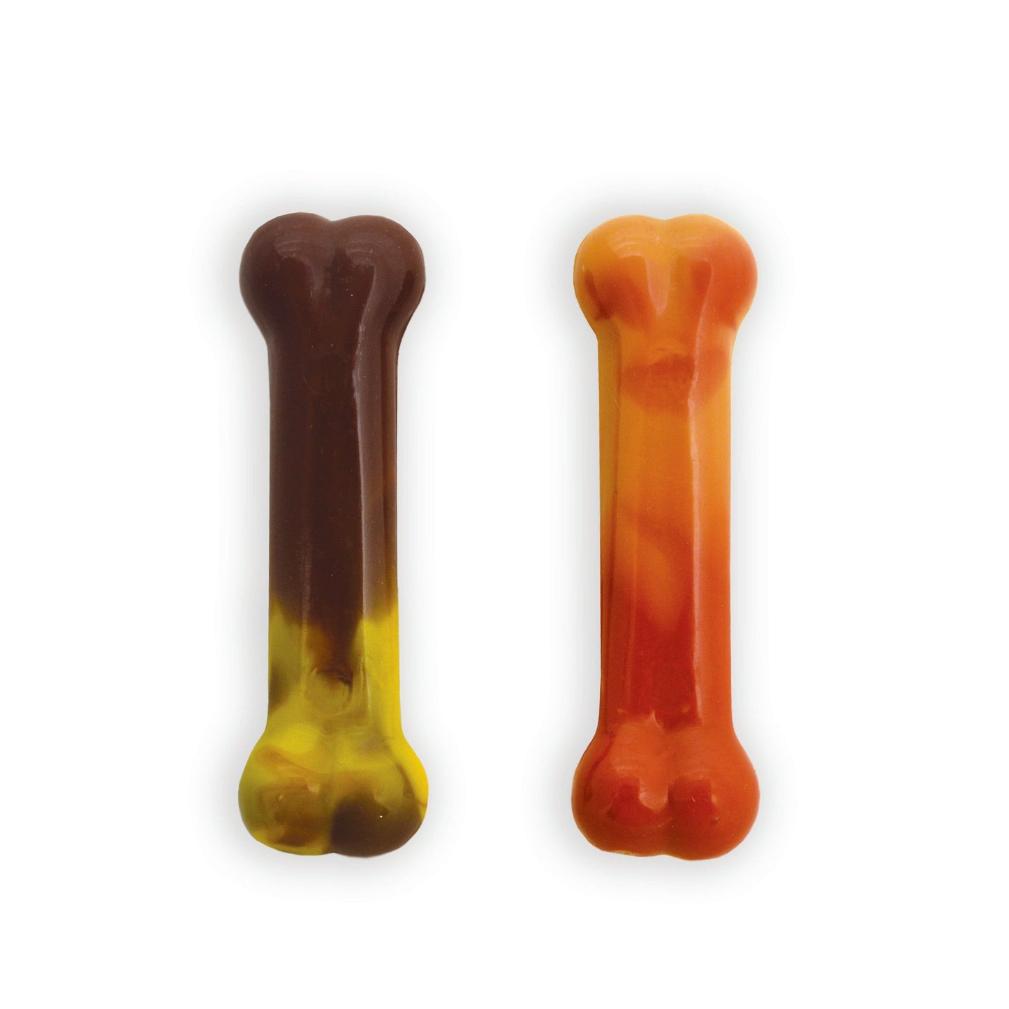 Nylabone Power Chew Flavor Frenzy Durable Dog Chew Toys Twin Pack Bacon Cheeseburger  Apple Pie, 1ea/SMall/Regular  Up To 25 Ibs. 2 ct