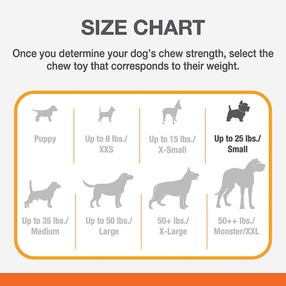 Nylabone Flavor Frenzy Power Chew Durable Dog Chew Toy Beef Jerky 1ea/SMall/Regular - Up To 25 Ibs.