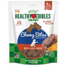 Nylabone Healthy Edibles Chewy Bites Soft Dog Treats Beef  Cheese, 6 oz 1 ct