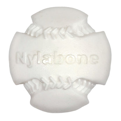 Nylabone Power Play Dog Baseball Gripz 1ea/Medium/Wolf  Up To 35 Lbs. 1 ct