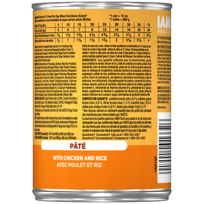 Iams ProActive Health Puppy Ground Dinner w/ Chicken & Rice Can Dog Food 13.2oz