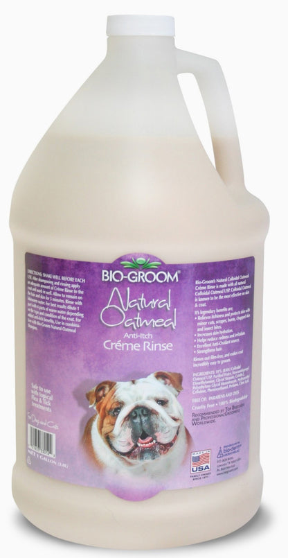Bio-Groom Natural Oatmeal Soothing Anti-Itch Creme Rinse 1gal