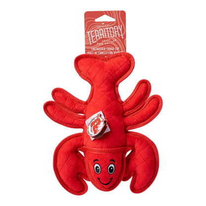 Territory Dog Durable Plush Lobster 10 Inch
