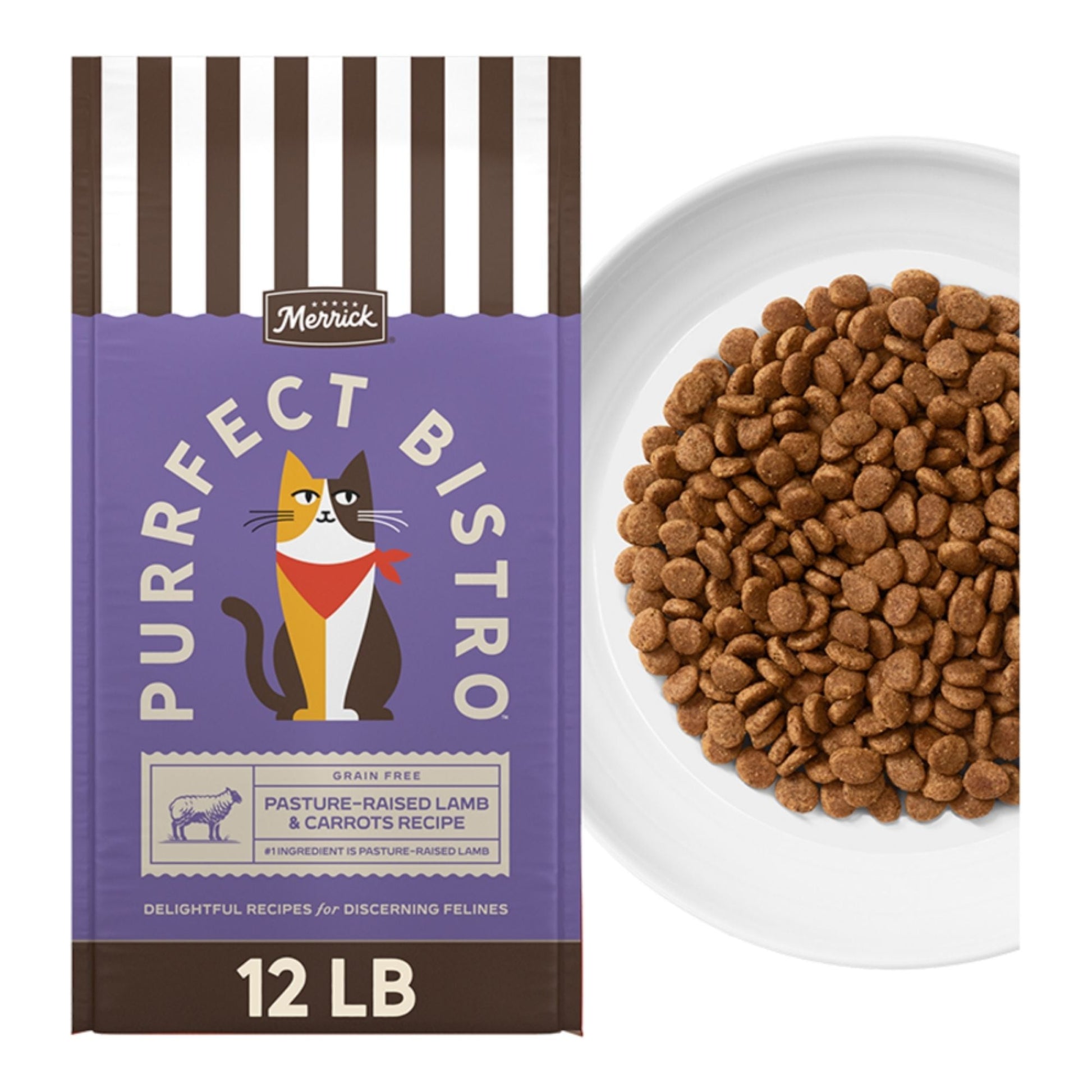 Merrick Cat Purrfect Bistro Lamb and Carrot Formula 12Lbs