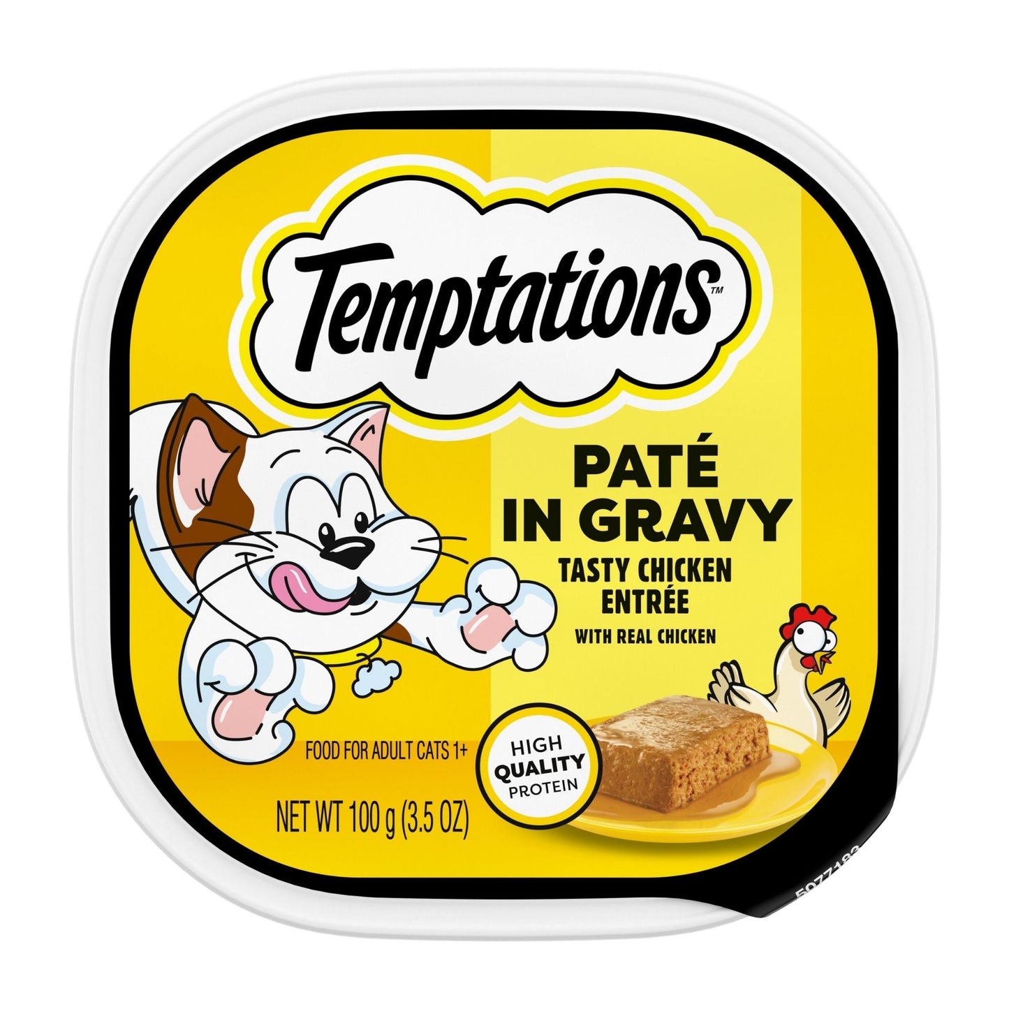 Temptations Patein. Gravy Wet Cat Food Tasty Chicken 24ea/3.5oz.